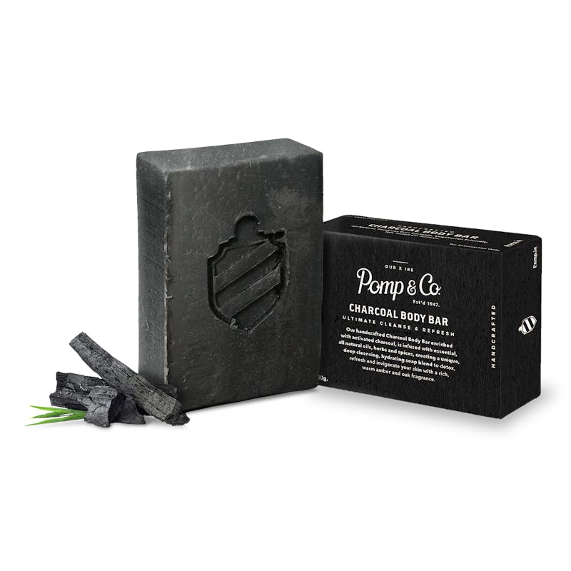 Pomp &amp; Co. Charcoal Body Bar Soap 120 g