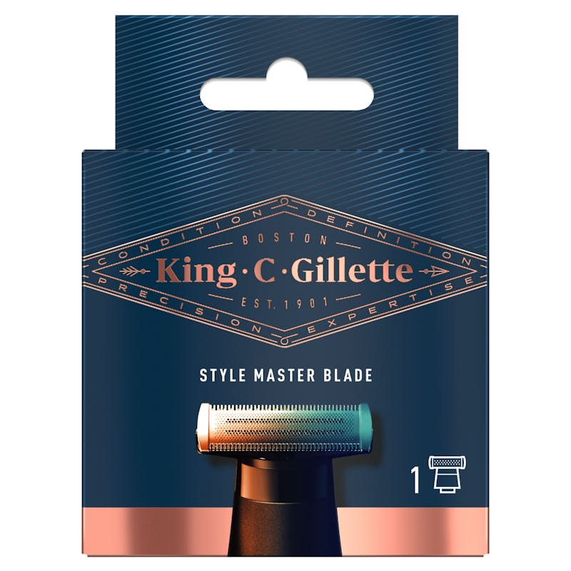 King C Gillette Stylemaster Blade 1 kpl