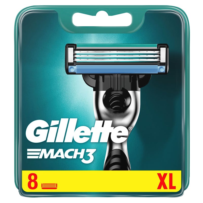 Gillette Mach3 Razor Blades 8 kpl