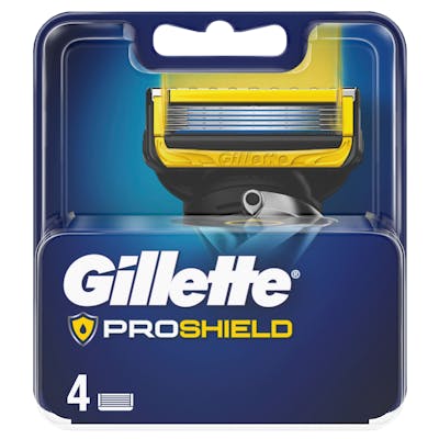 Gillette Fusion Proshield Razorblades 4 stk