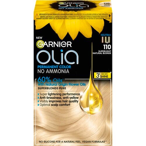 Garnier Olia Super Blonds Pure Permanent Hair Color 110 Super Light Natural Blonde 1 st