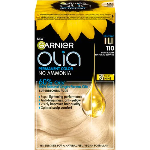 Garnier Olia Super Blonds Pure Permanent Hair Color 110 Super Light Natural Blonde 1 pcs