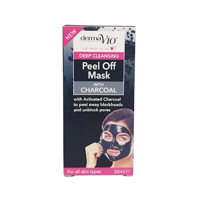 DermaV10 Peel Off Mask With Charcoal 50 ml