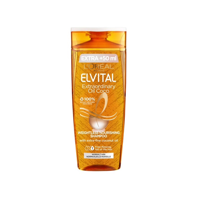 L&#039;Oréal Paris Elvital Extraordinary Oil Coconut Shampoo 300 ml