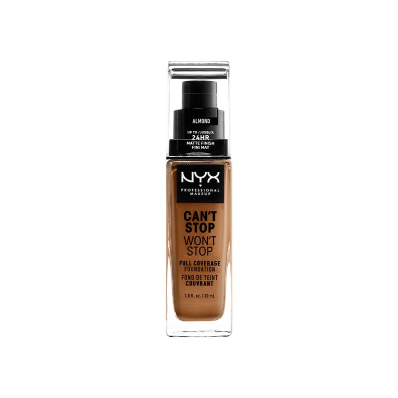 NYX Can&#039;t Stop Won&#039;t Stop Full Coverage Foundation Almond 30 ml