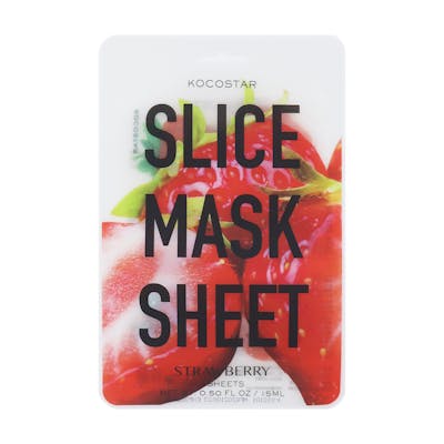 KOCOSTAR Slice Mask Strawberry 6 stk