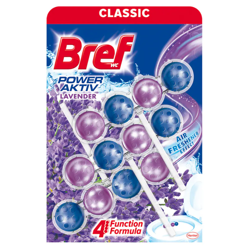 Bref Power Active Toilet Cleaner Lavender Field 3 x 50 g - £2.99