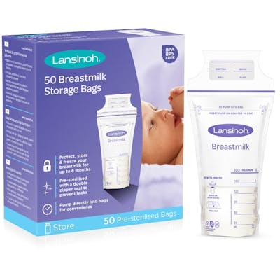 Lansinoh Breast Milk Storage Bag 50 stk