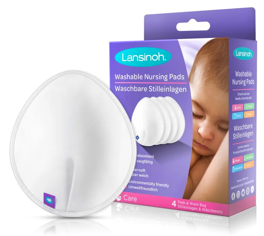 Lansinoh Washable Breast Pads White 4 pcs