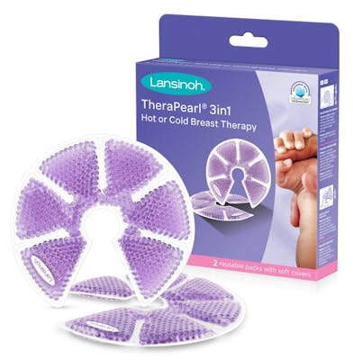 Lansinoh TheraPearl 3-In-1 Hot Or Cold Breast Therapy 2 kpl