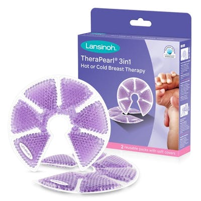 Lansinoh TheraPearl 3-In-1 Hot Or Cold Breast Therapy 2 pcs