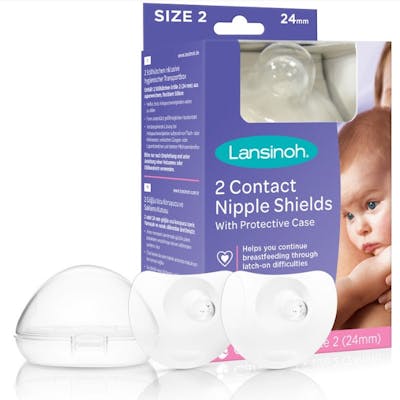 Lansinoh Contact Nipple Shields 24 mm 2 st