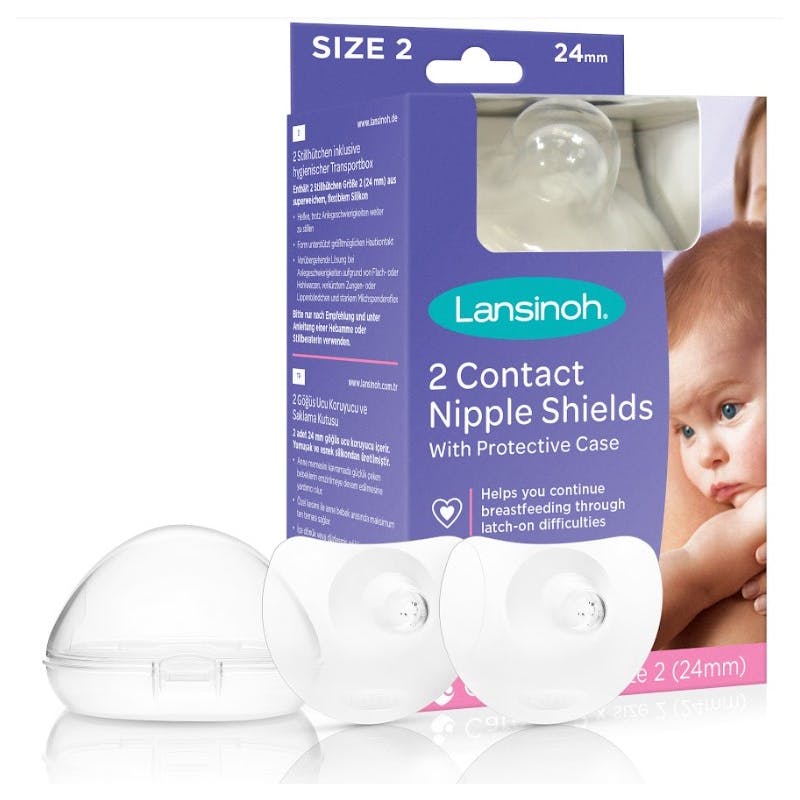 Lansinoh Contact Nipple Shields 24 mm 2 kpl