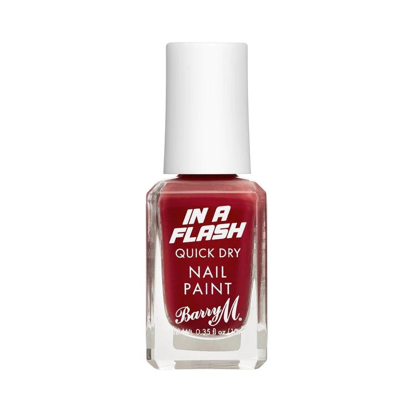 Barry M. In A Flash Quick Dry Nail Paint Red Race 10 ml