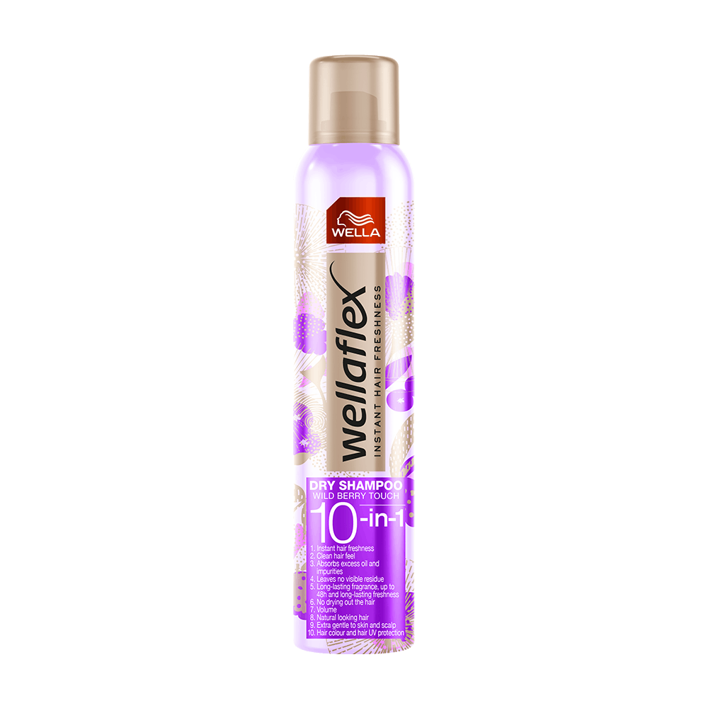 Wellaflex Wel Dry Shampoo Wild Berry Touch 180 ml