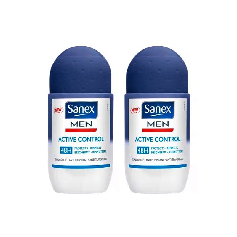 Sanex Active Control Deodorant Roll On Men 2 x 50 ml £4.99