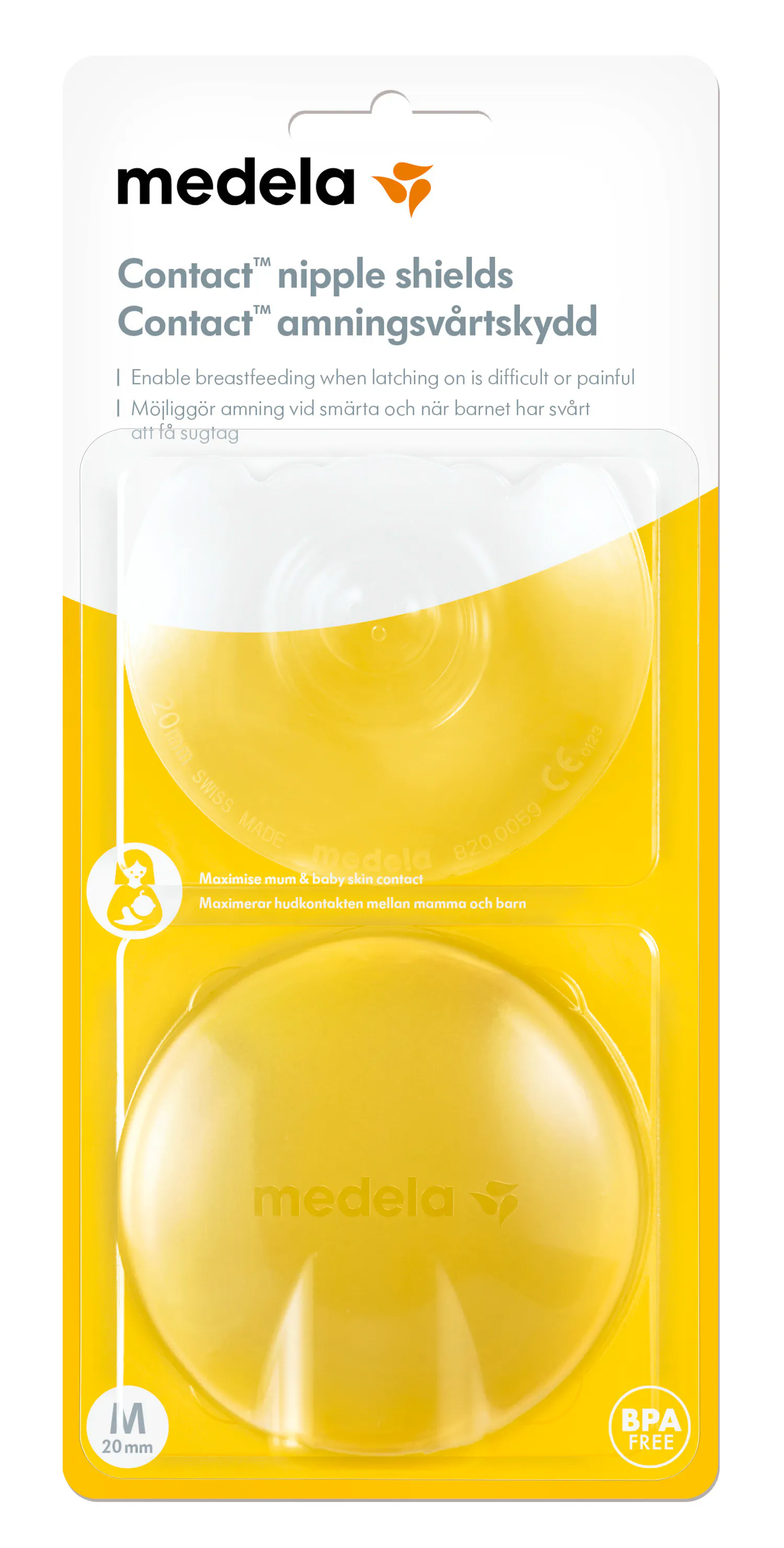 Medela Contact Nipple Shields M 20 mm 2 pcs