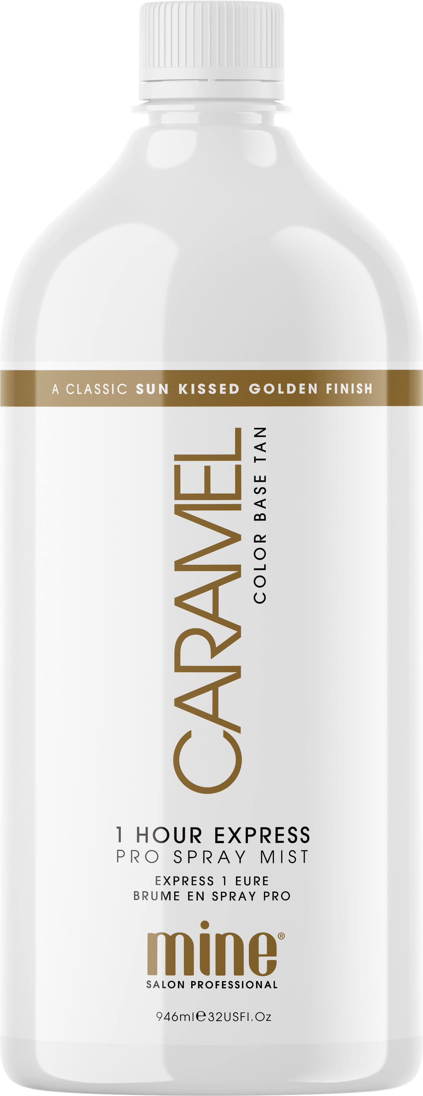 1 Hr Express Pro Spray Mist Caramel 1000 Ml Fra Minetan