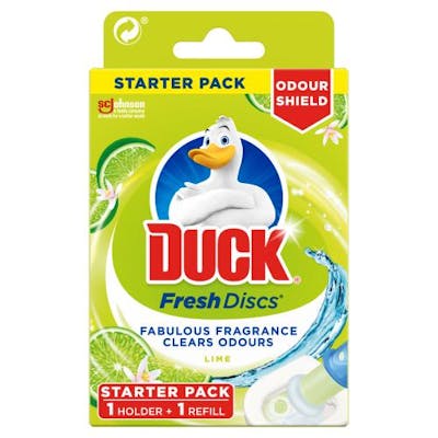 WC Duck Fresh Discs Lime 2 kpl