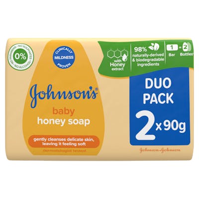 Johnson&#039;s Baby Honey Soap 2 x 90 g