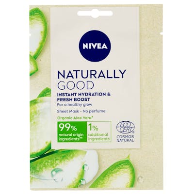 Nivea Naturally Good Aloe Vera Sheet Mask 1 kpl