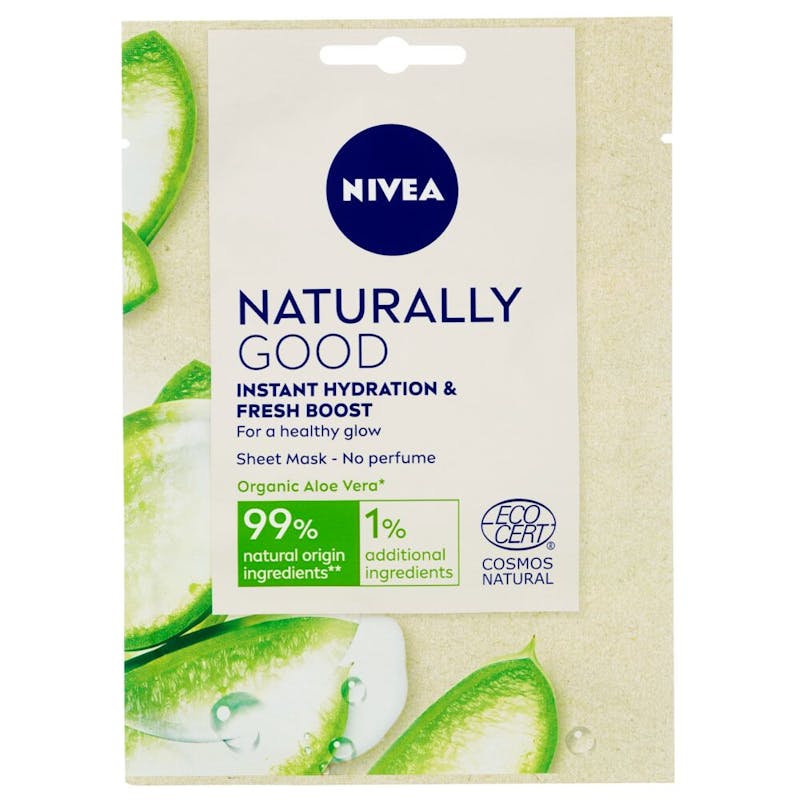 Nivea Naturally Good Aloe Vera Sheet Mask 1 kpl