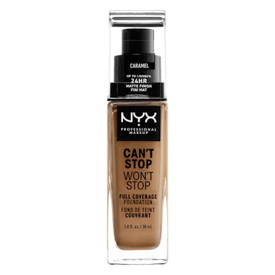NYX Can&#039;t Stop Won&#039;t Stop Full Coverage Foundation Caramel 30 ml