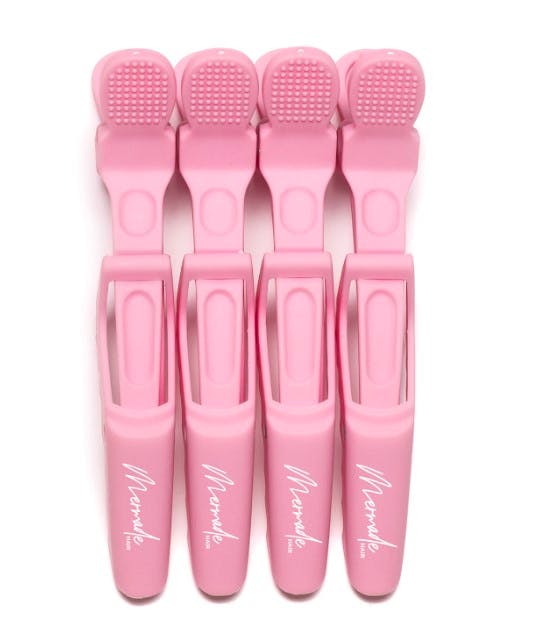 Mermade Hair Grip Clips Pink 4 st