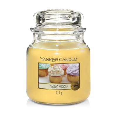 Yankee Candle Classic Medium Jar Vanilla Cupcake 411 g