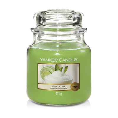 Yankee Candle Classic Medium Jar Vanilla Lime 411 g