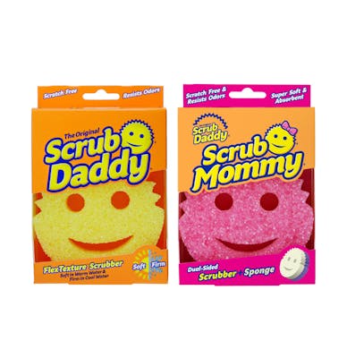 Scrub Daddy Scrub Daddy Original &amp; Scrub Mommy Pink 2 stk