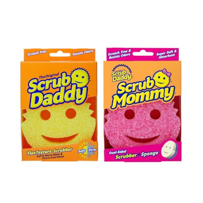 Scrub Daddy Scrub Daddy Original &amp; Scrub Mommy Pink 2 kpl