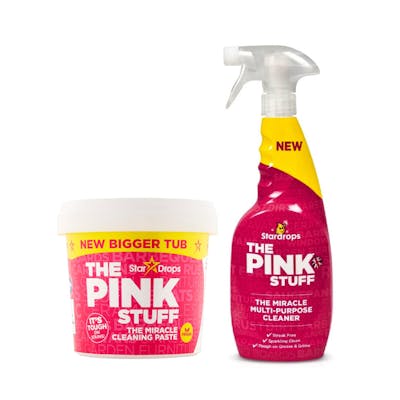 Stardrops The Pink Stuff The Pink Stuff Multi -Doele Schonere Spray &amp; Reinigingspasta 750 ml + 850 g