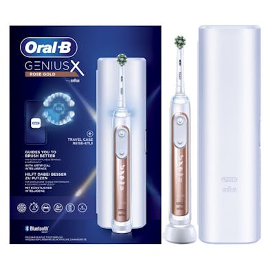 Oral-B Genius X Electric Toothbrush Rose Gold 1 kpl
