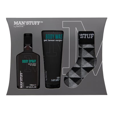 Man'Stuff Sock Gift Set 2 x 150 ml + 1 stk
