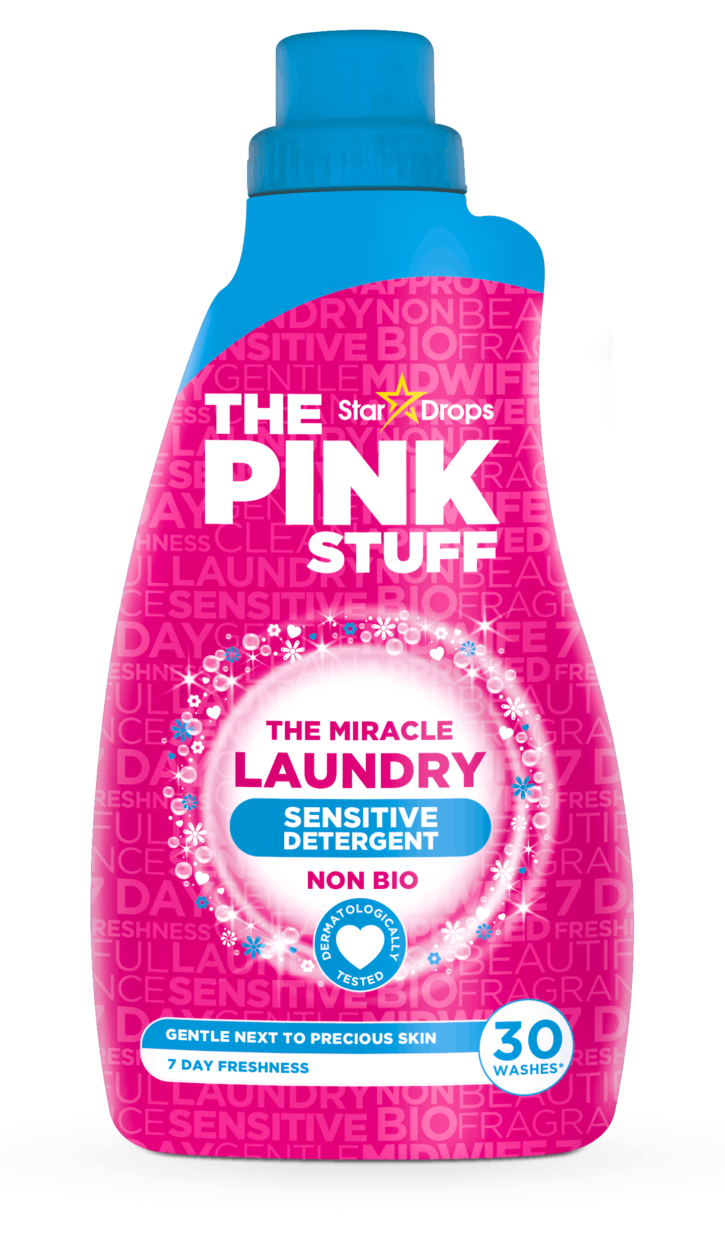 Stardrops The Pink Stuff Sensitive Non-Bio Laundry Liquid 960ml - UK  BUSINESS SUPPLIES – UK Business Supplies