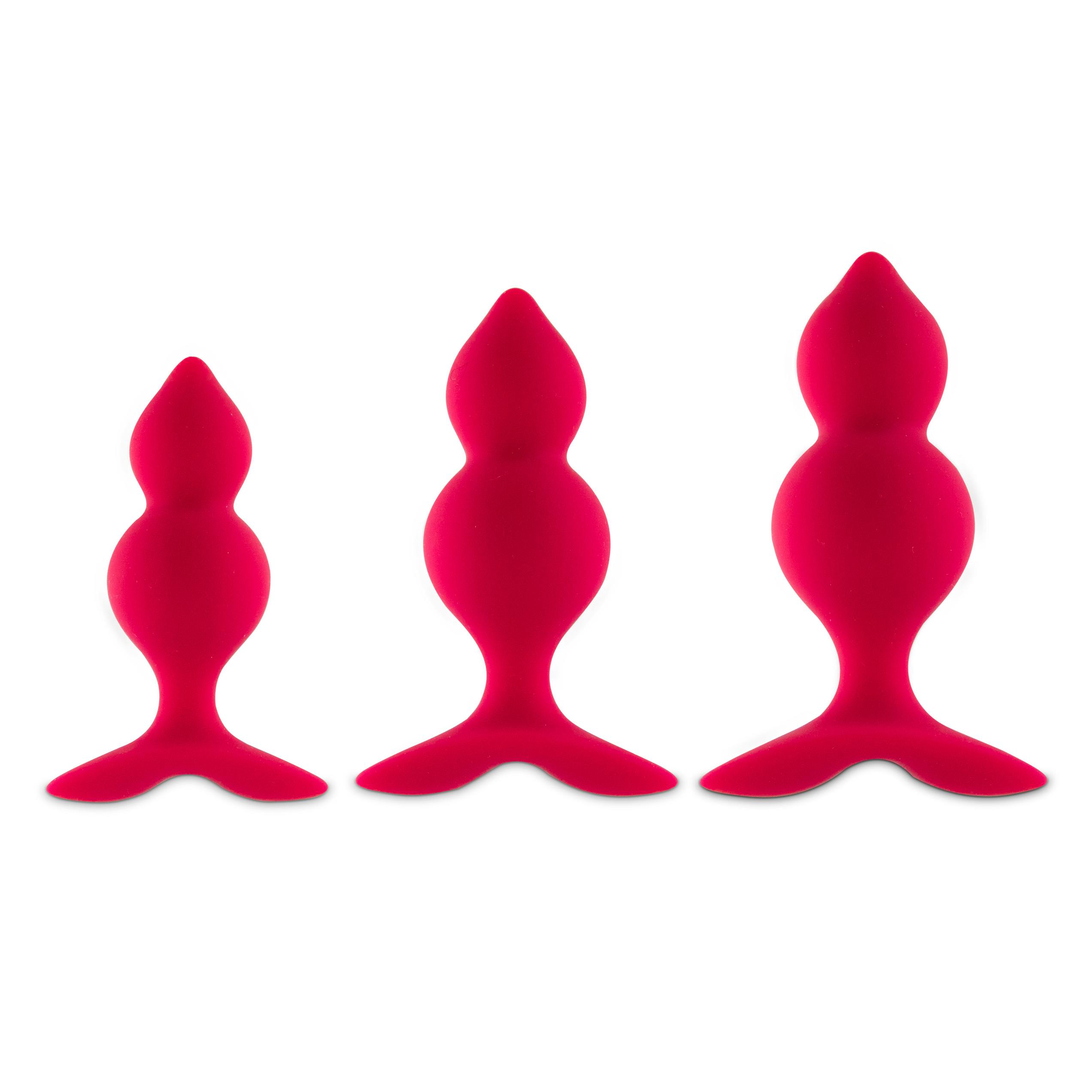 Feelztoys Butt Plug Set Bibi Pink 