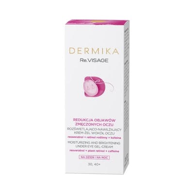 Dermika Re.Visage Brightening And Moisturizing Eye Cream-Gel 30-40+ 15 ml