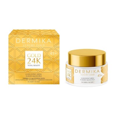 Dermika Luxury Gold 24K Total Benefit 45+ 50 ml