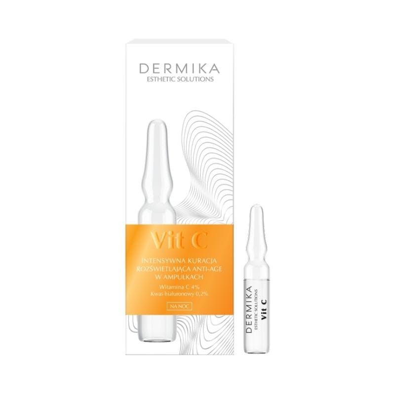 Dermika Esthetic Solutions Vitamin C Intensive Cure Brightening Anti-Age Ampoules 7 x 2 ml