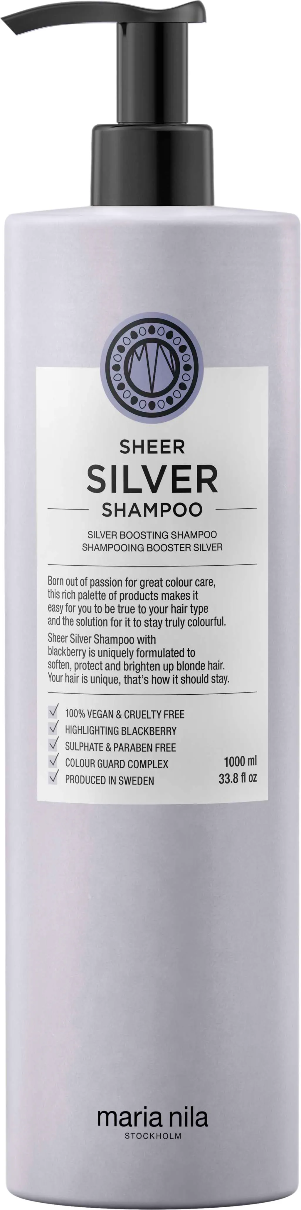 Maria Nila Sheer Silver Shampoo 1000 ml