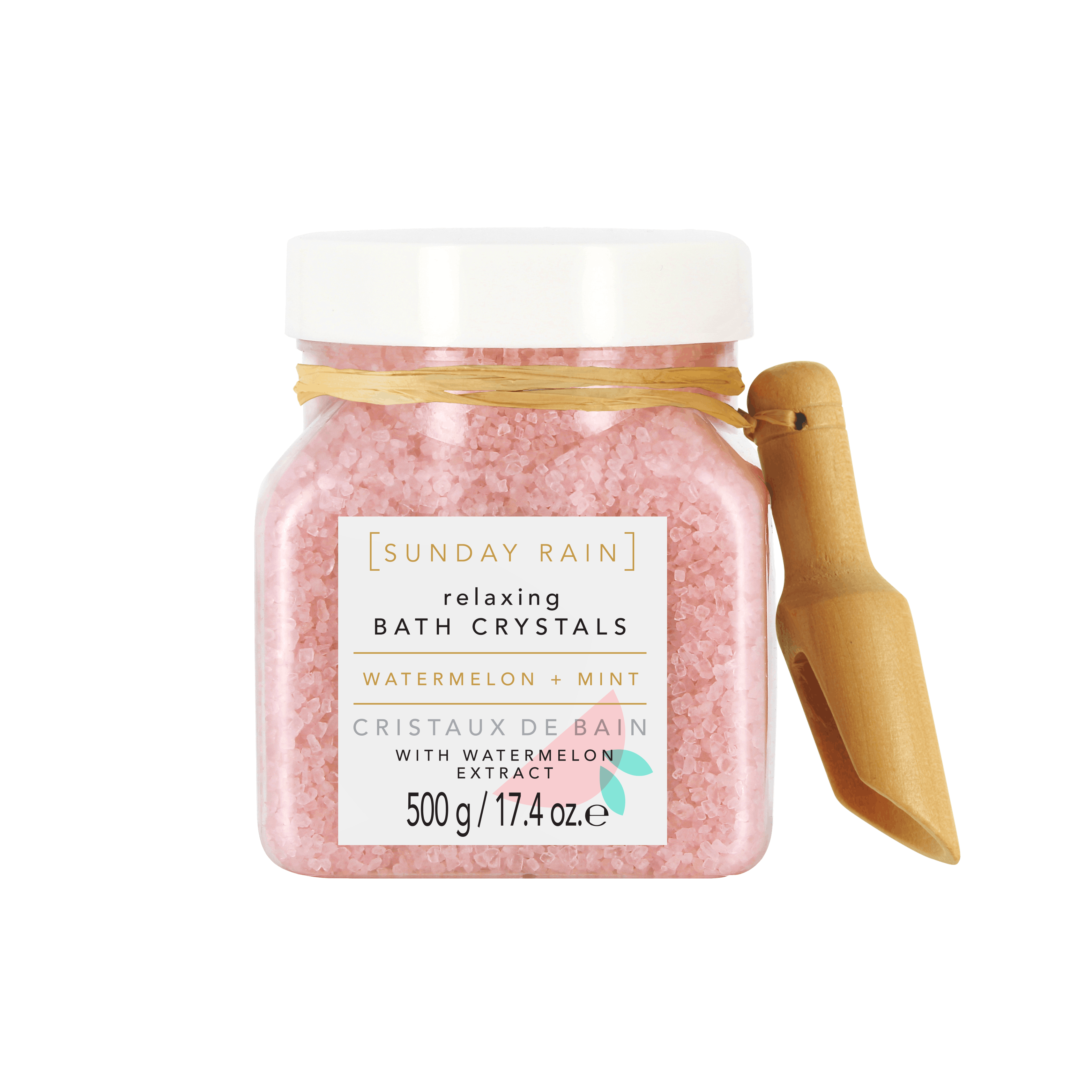 Sunday Rain Bath Crystals Watermelon & Mint 500 g £4.75