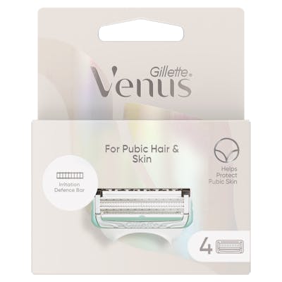Gillette Venus For Pubic Hair &amp; Skin 4 st