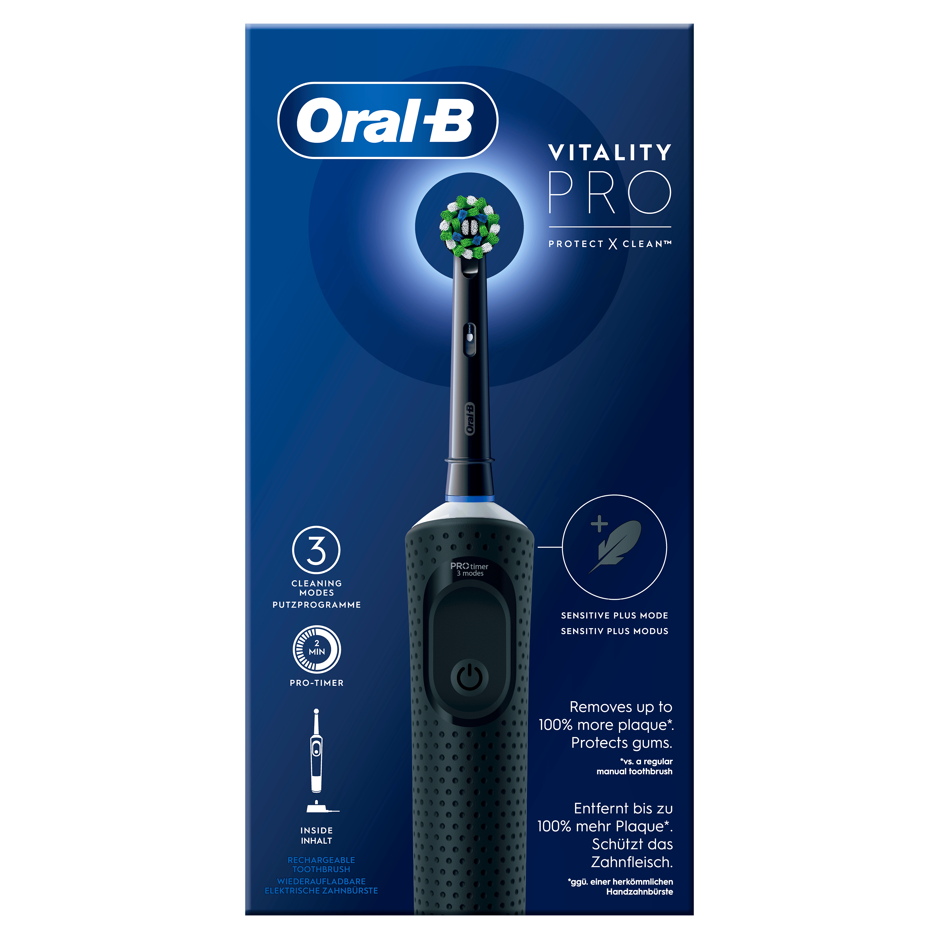 Oral-B Vitality Pro D103 Electric Toothbrush Black 1 st