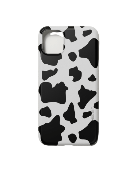 Nudient Thin Print iPhone 11 Moo White/Black 1 stk