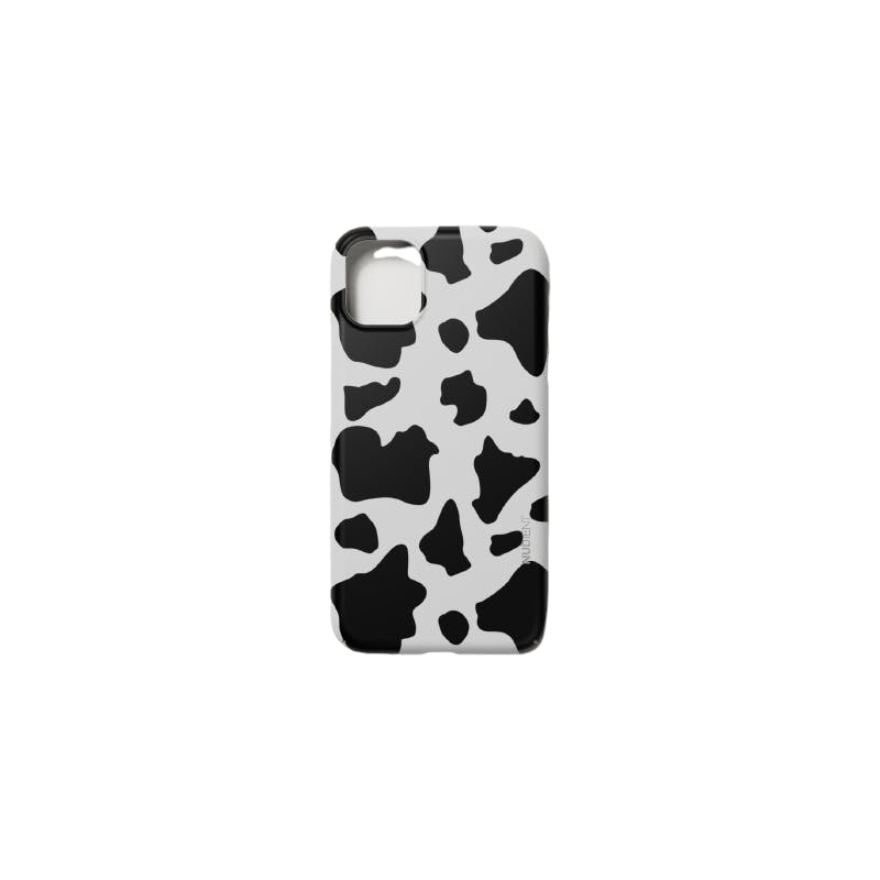 Nudient Thin Print iPhone 11 Moo White/Black 1 kpl