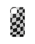 Nudient Thin Print iPhone 13 Checkered White/Black 1 kpl