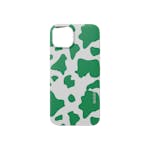 Nudient Thin Print iPhone 13 Moo White/Green 1 kpl
