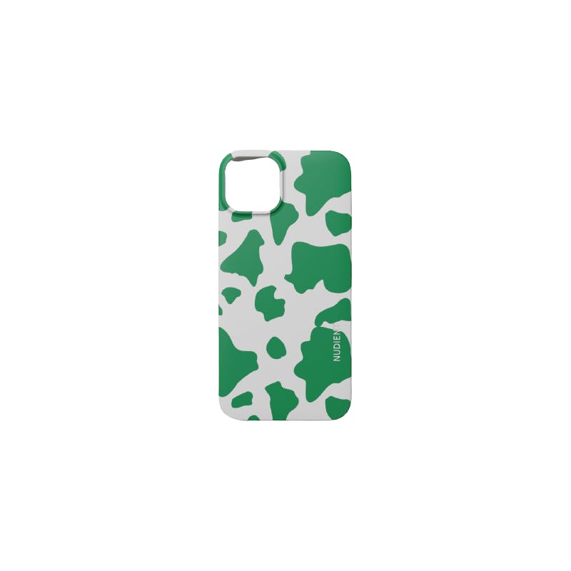 Nudient Thin Print iPhone 13 Moo White/Green 1 st