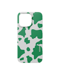 Nudient Thin Print Iphone 13 Pro Moo White/Green 1 kpl